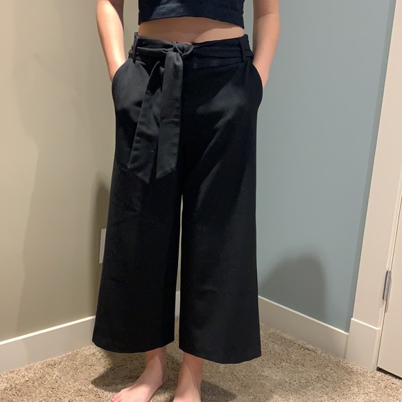 Zara black ankle pants size s - Picture 4 of 6